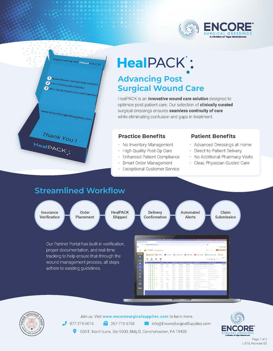 HealPACK Sales Sheet