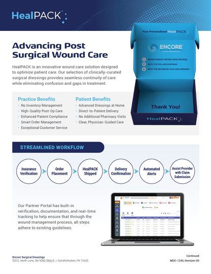 HealPACK Sales Sheet