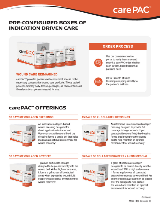carePAC Sales Sheet