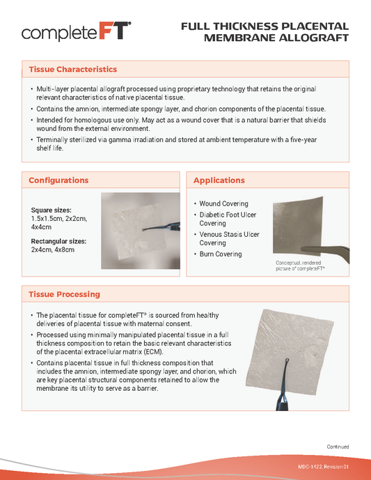 completeFT Sales Sheet